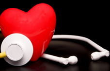Stethoscope and a heart