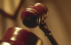 Wooden gavel