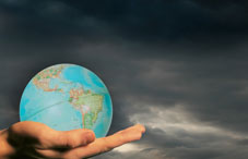 The world in a hand