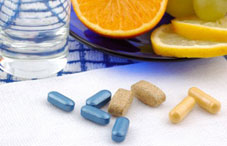 Vitamins and fruit 