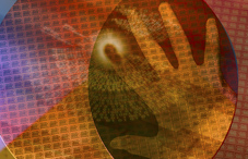 Hand and a grid 