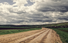 Long country dirt road Long country dirt road