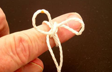 string tied around a finger string tied around a finger