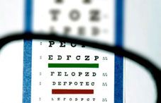 Eye exam chart