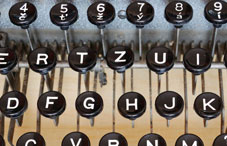 Typewriter keys Typewriter keys
