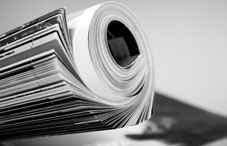 Magazine pages flipping