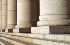Steps of a judicial building