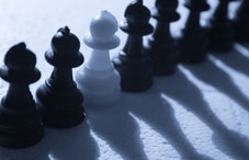 Black and white chess pieces Black and white chess pieces