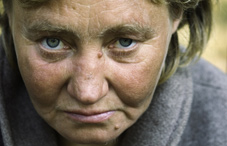 Homeless woman Homeless woman
