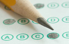 Sharpened pencil on test Sharpened pencil on test
