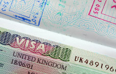 Passport closeup Passport closeup