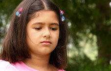Worried girl