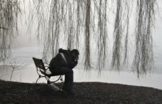 Depressed man
