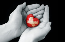 Heart in hands Heart in hands