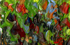 Abstract paint on canvas Abstract paint on canvas
