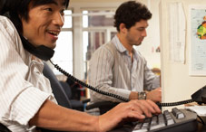 Happy workers