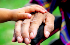 Old and young hands