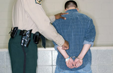 Under arrest
