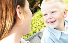 Mother and son