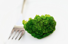 Eating broccoli Eating broccoli