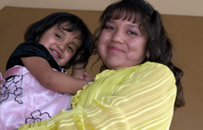 Mother and daughter