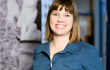 Dr. Karen Cadigan co-created an exhibit at the Science Museum of Minnesota called “Wonder Years: The Science of Early Development,” which teaches the public about young child development (credit: Andrew Thomas Evans)