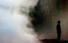 Firefighter at Ground Zero Firefighter at Ground Zero