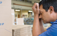 Upset worker