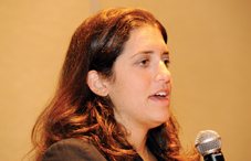 Legislative aide Kate Mevis encouraged psychologists to continue to show their support for the Garrett Lee Smith Memorial Act, a youth suicide prevention law that is up for reauthorization. (credit: Lloyd Wolf)