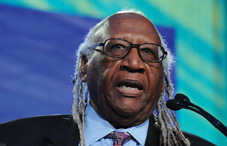 Dr. James M. Jones accepted an Outstanding Lifetime Contributions to Psychology Award for his work to expand ethnic-minority training in psychology. (credit: Lloyd Wolf)