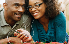 Listening to podcast Listening to podcast