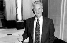 Dr. Bill Howell is the recipient of the 2012 Raymond D. Fowler Award for Outstanding Contributions to APA. He is pictured here in APA’s lobby in 1997 when he served as the association’s executive director for science. (Credit: Herman Farrer)