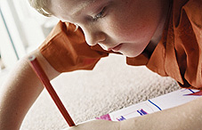 Lefthanded child