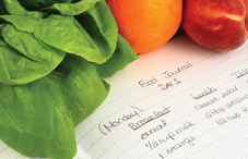 Keeping a food journal is key to losing weight