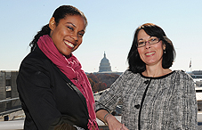Drs. Tiffany Griffin (left) and Valarie Molaison are the latest alumnae from APA’s Congressional Fellowship Program