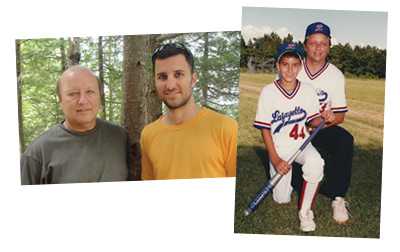 Dr. Glenn Ally coached his son, Brandon, in Little League and inspired him to pursue a career in neuropsychology