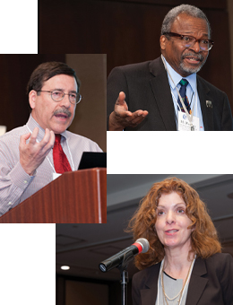 (Top to bottom) Dr. H. Westley Clark, Dr. Felipe Gonzalez Castro, and Dr. Kim Hamlett-Berry.