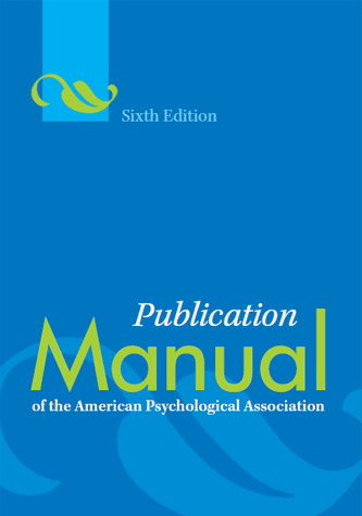 Image result for APA Manual