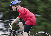 Man biking