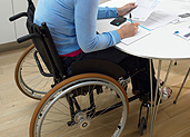 Woman studying