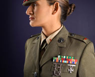 Marine in uniform Marine in uniform