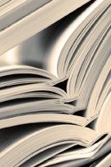 Stack of brochures