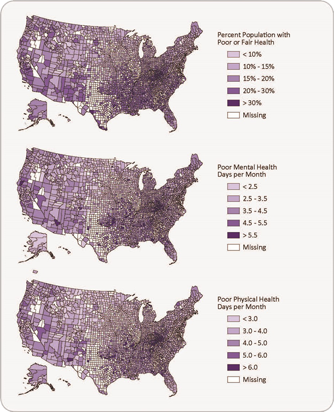 2015 CountyLevel Analysis of U.S. Licensed Psychologists and Health