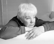 Thoughtful woman