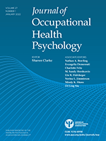 Cover of Journal of Occupational Health Psychology (medium) Cover of Journal of Occupational Health Psychology (medium)