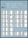 Cover of Psychiatric Rehabilitation Journal