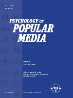 Cover of Psychology of Popular Media Culture (large)