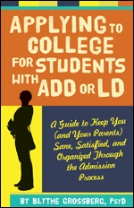 Cover of Applying to College for Students With ADD or LD (medium)