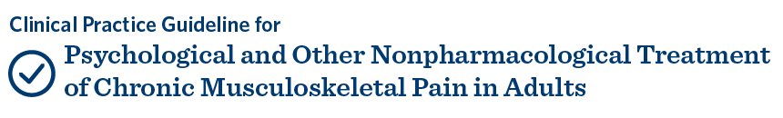 Clinical Practice Guideline for the Treatment of Chronic Pain