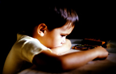 Young boy who looks sad